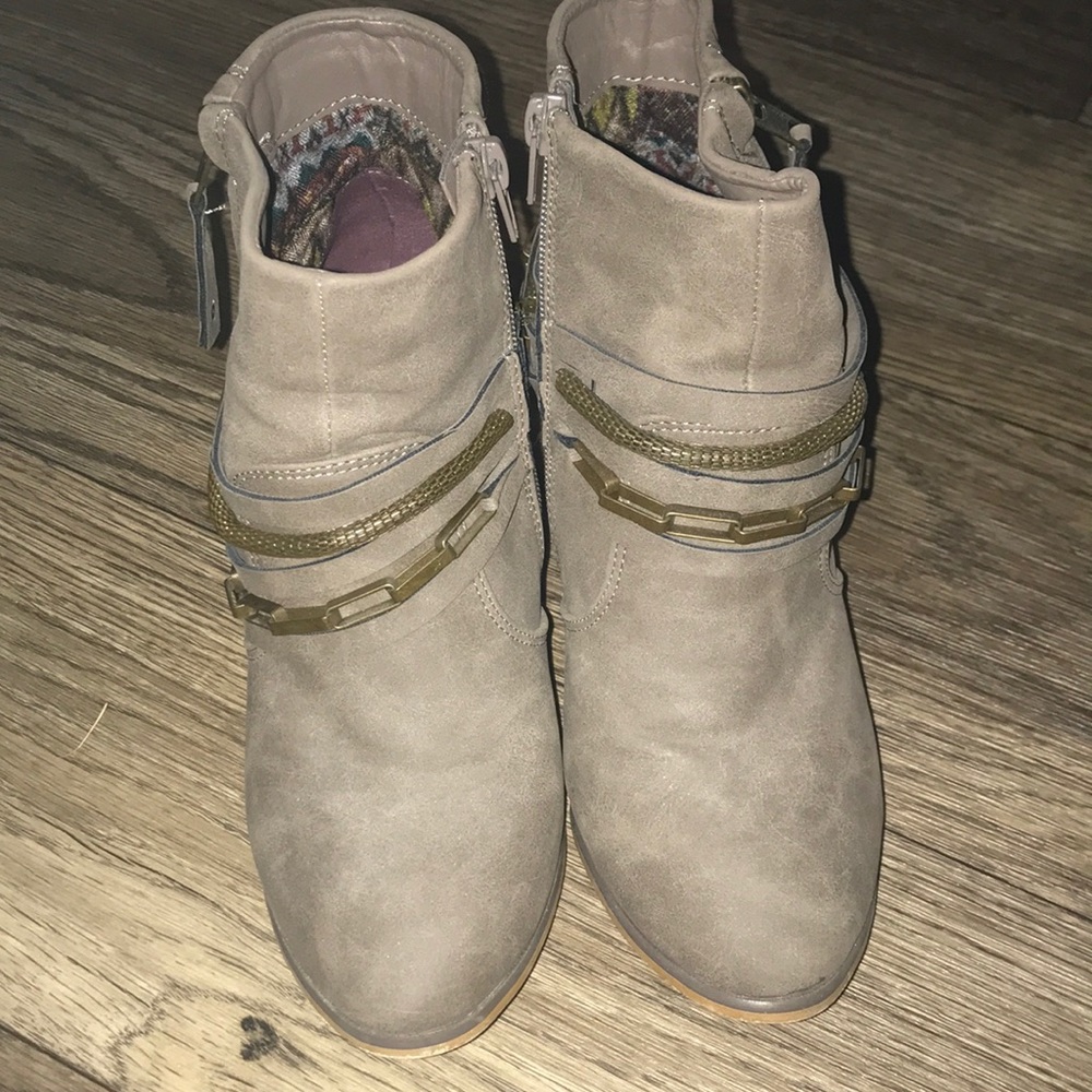 Cute Booties with strap ankle detail